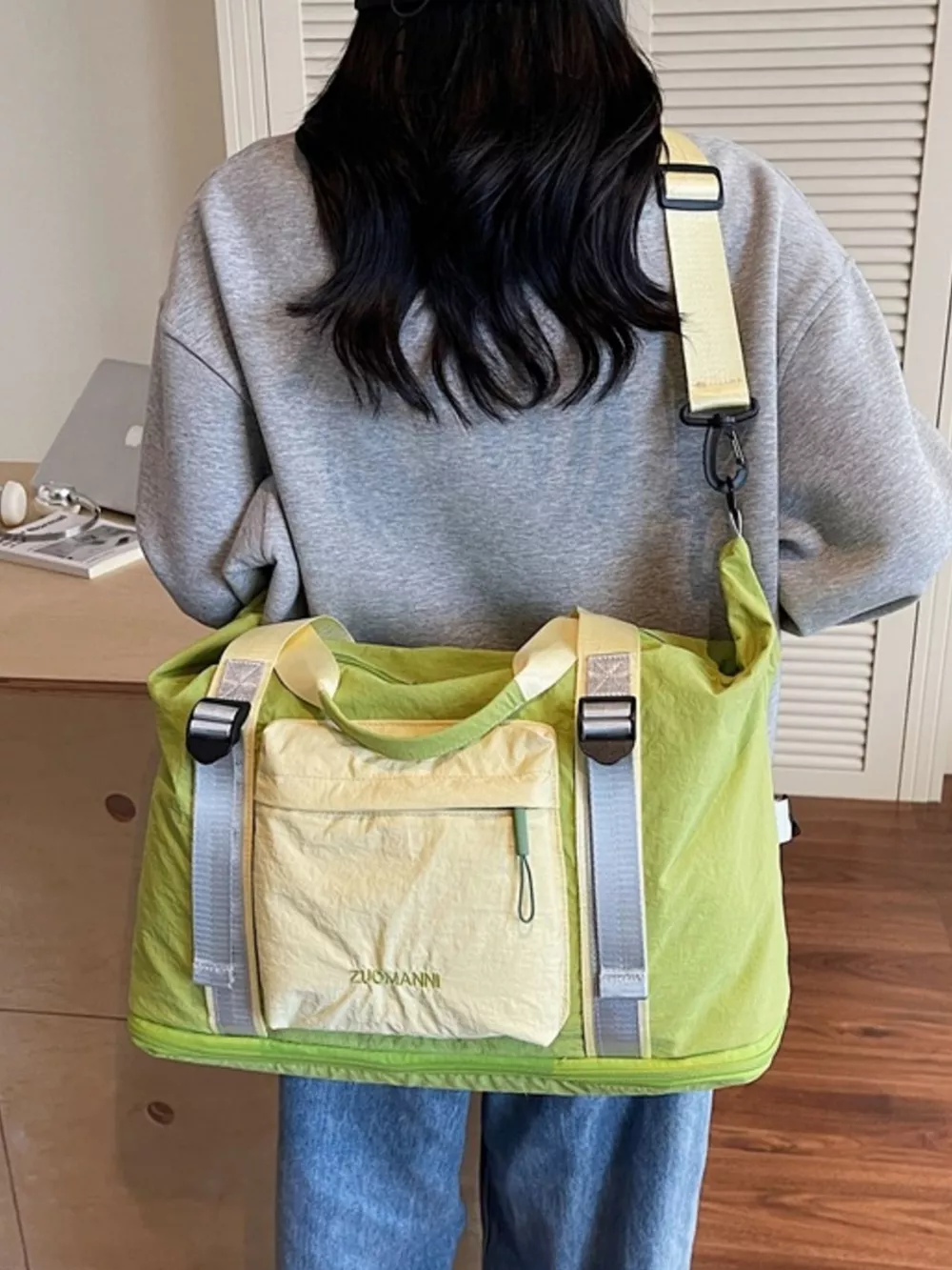 Lightweight Travel Duffel Bag with Shoulder Strap, image 6