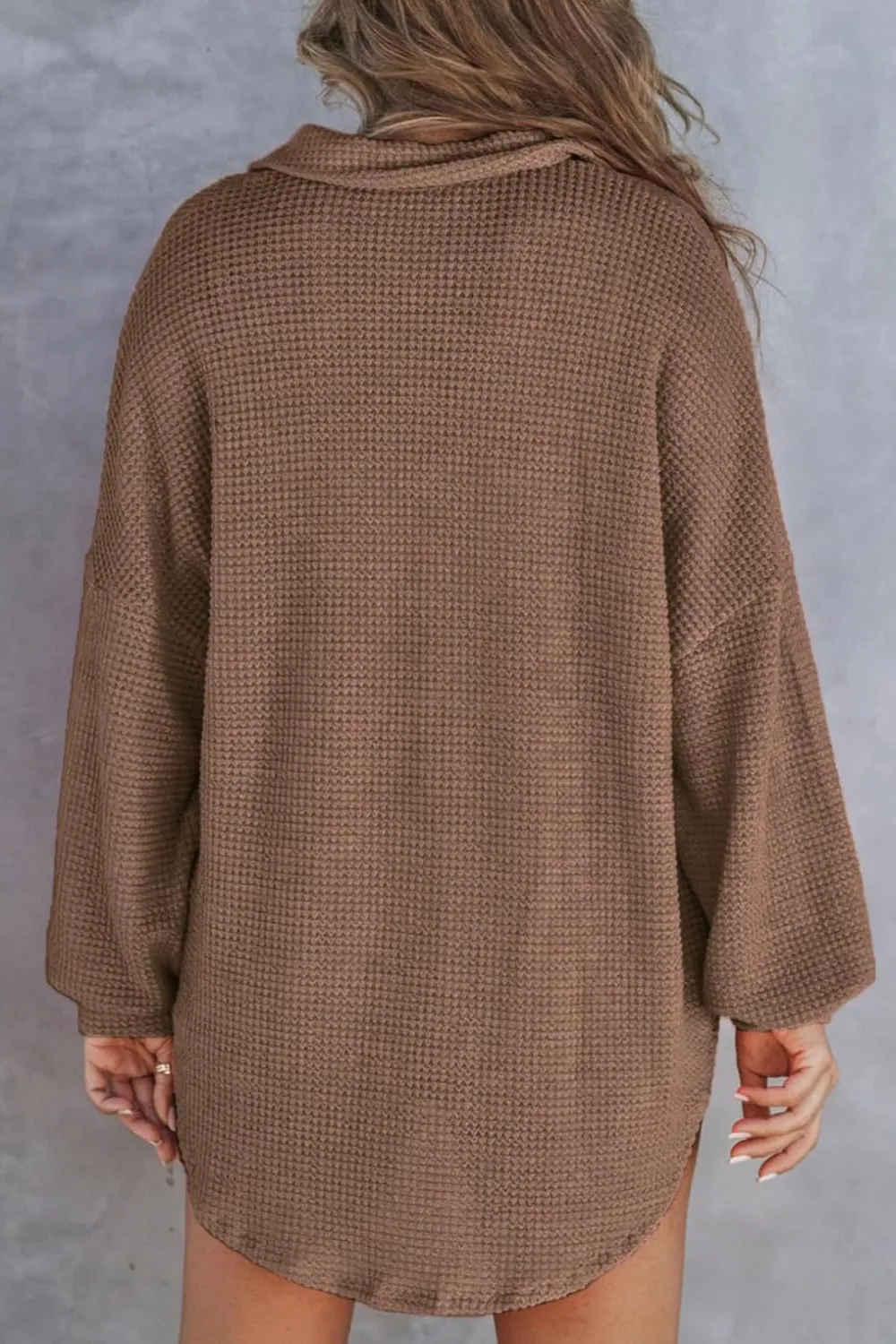 Half Button Long Sleeve Sweatshirt, image 5