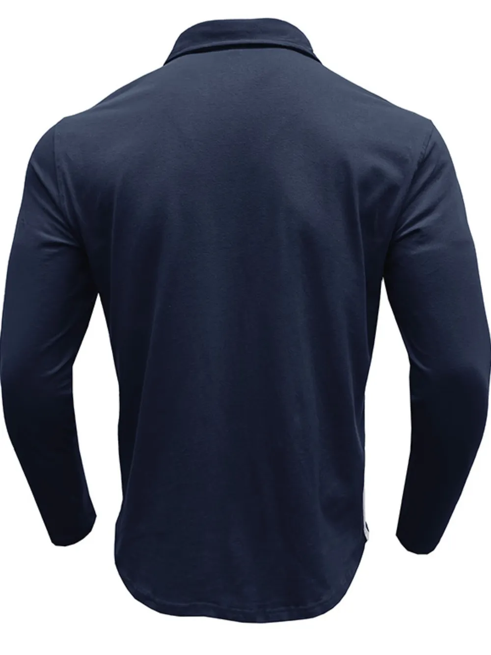 Men's Long Sleeve Polo Shirt with Chest Pocket, image 5