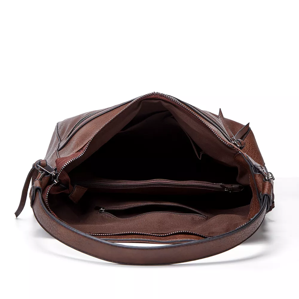 PU Leather Hobo Shoulder Bag, image 8