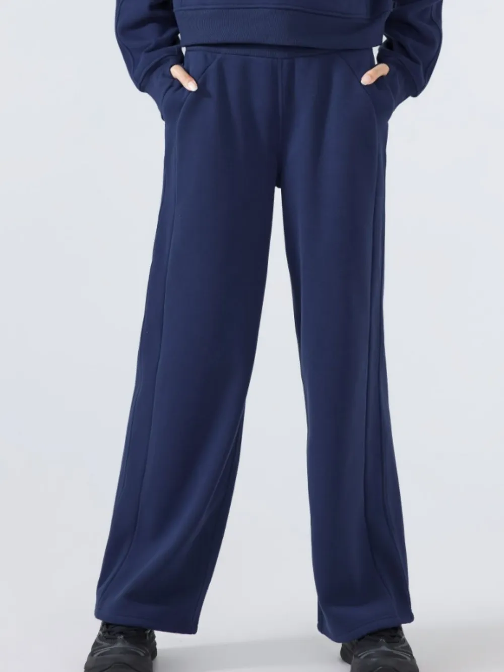 Drawstring Wide Leg Pants, image 2