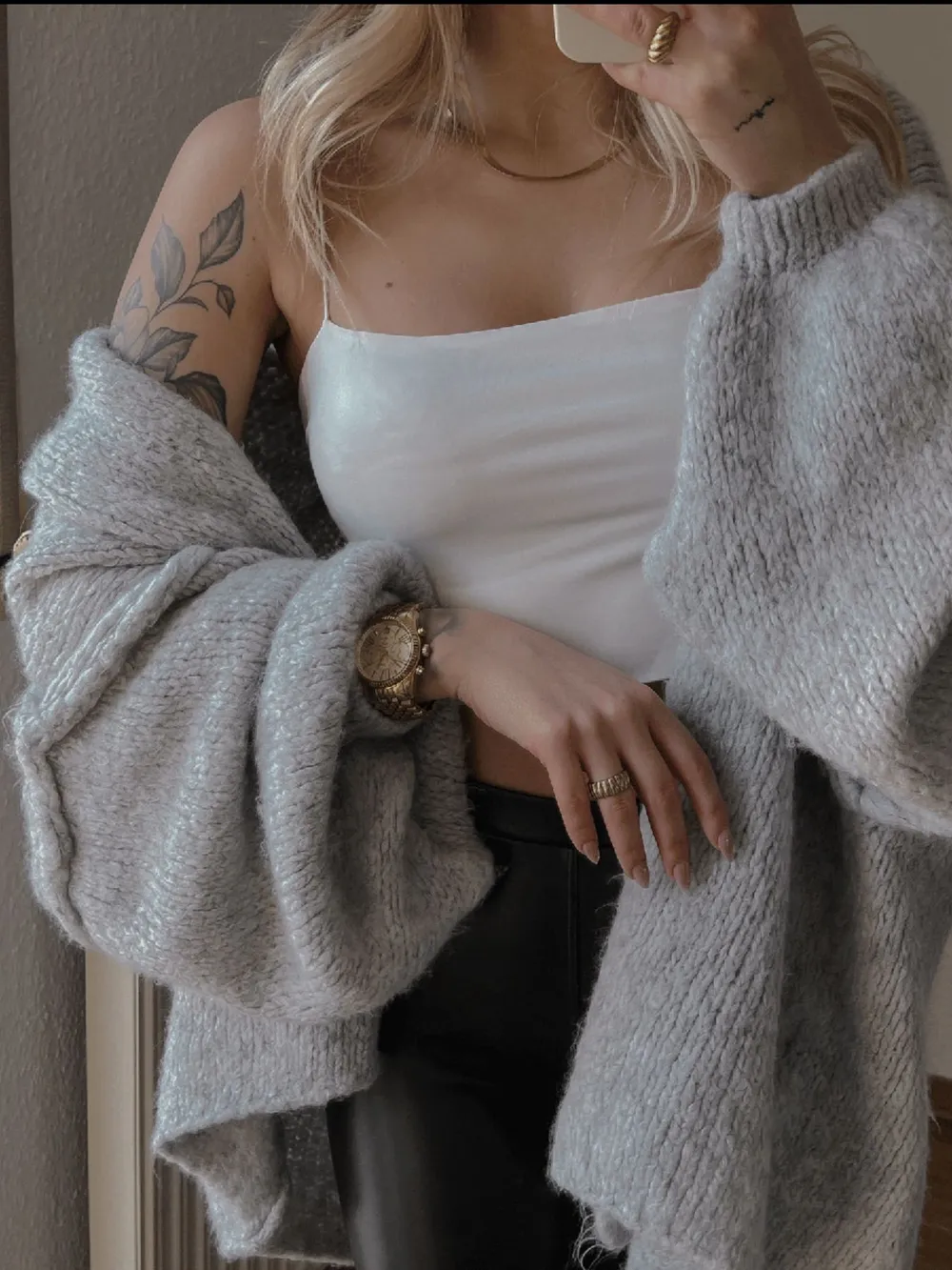 Open Front Dropped Shoulder Cardigan, image 13