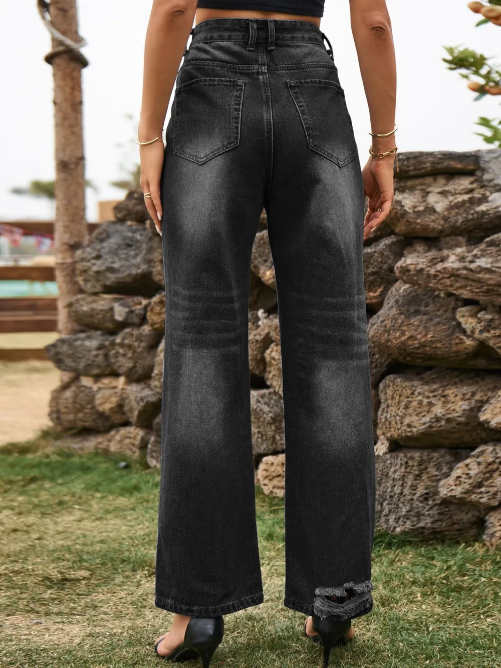 Distressed Jeans with Pockets, image 9