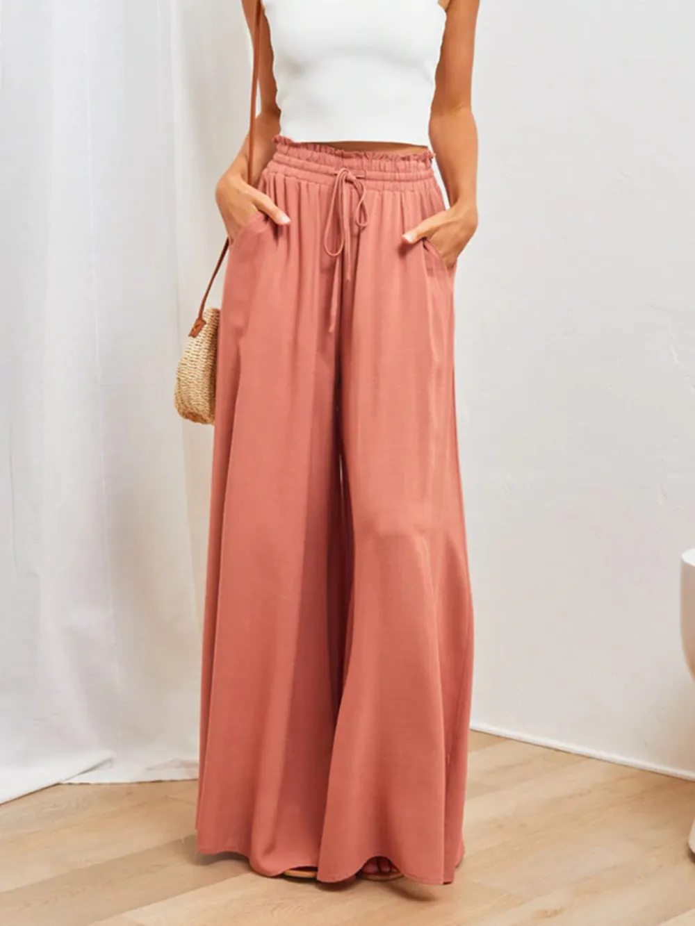 High Waist Wide Leg Pants, image 8