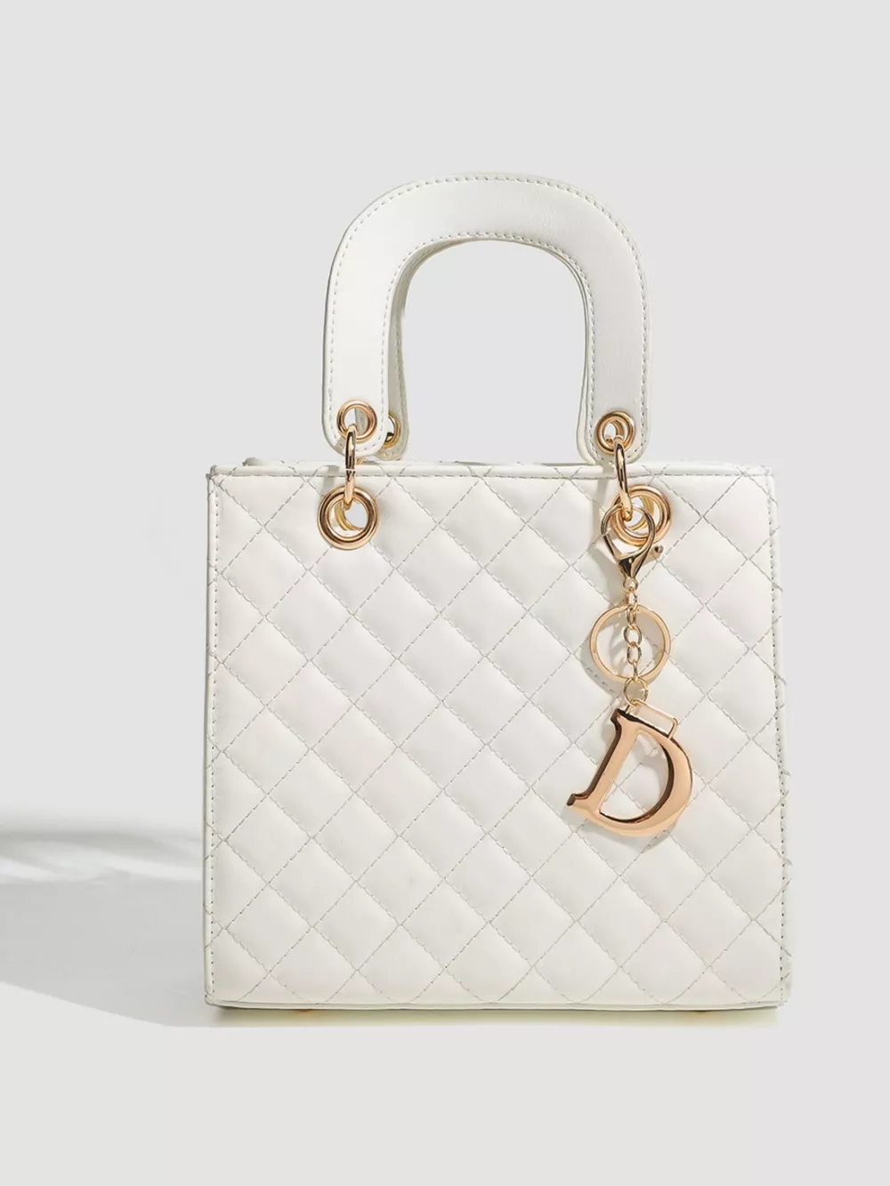Quilted Top Handle Handbag, image 3