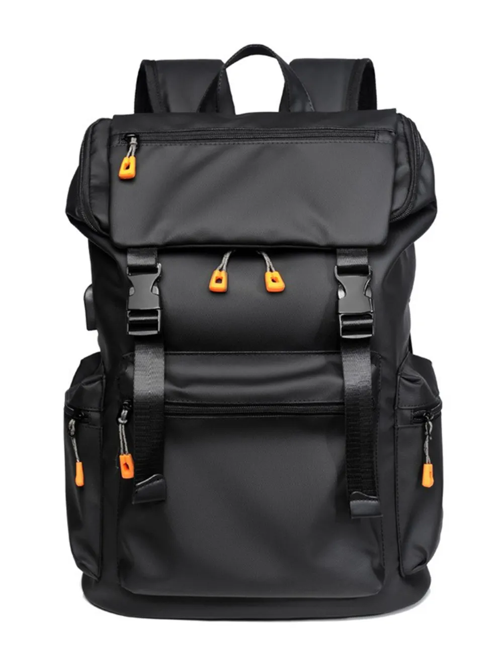 Oxford Cloth Multi-Pockets Backpack Bag, image 6
