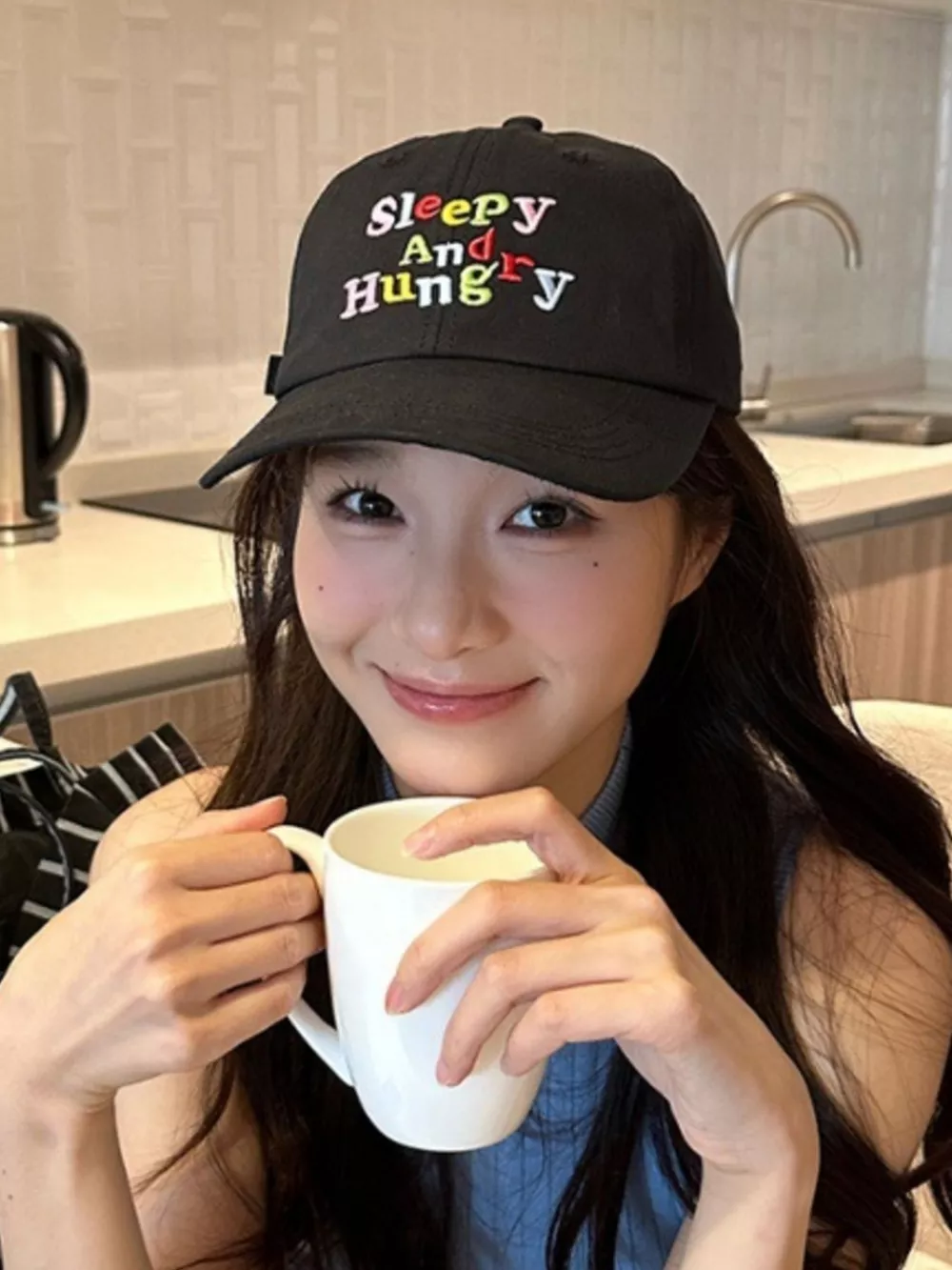 Letter Embroidered Baseball Cap, image 4