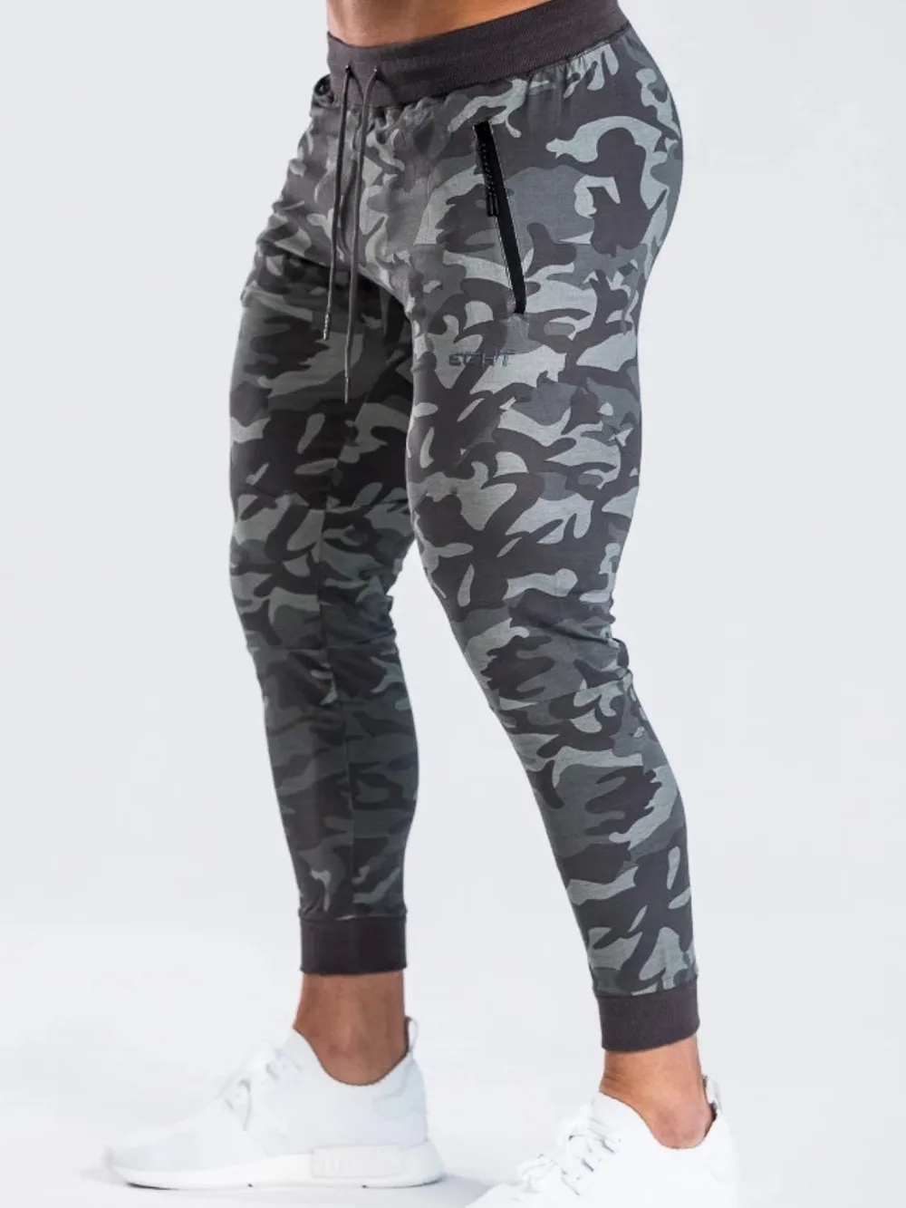 Men's Camouflage Drawstring Active Pants, image 7