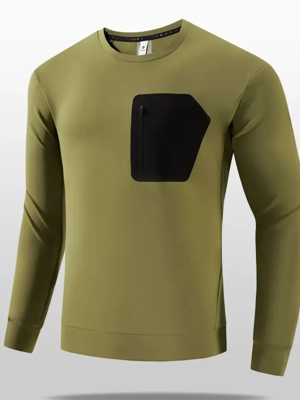 Men's Plus Size Casual Long Sleeve T-Shirt, image 4