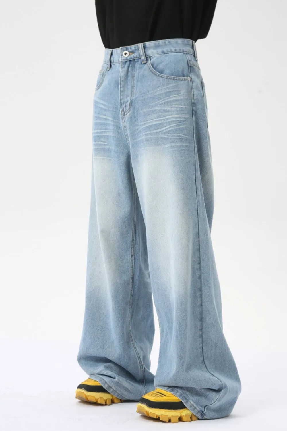 Wide Leg Jeans with Pockets, image 2