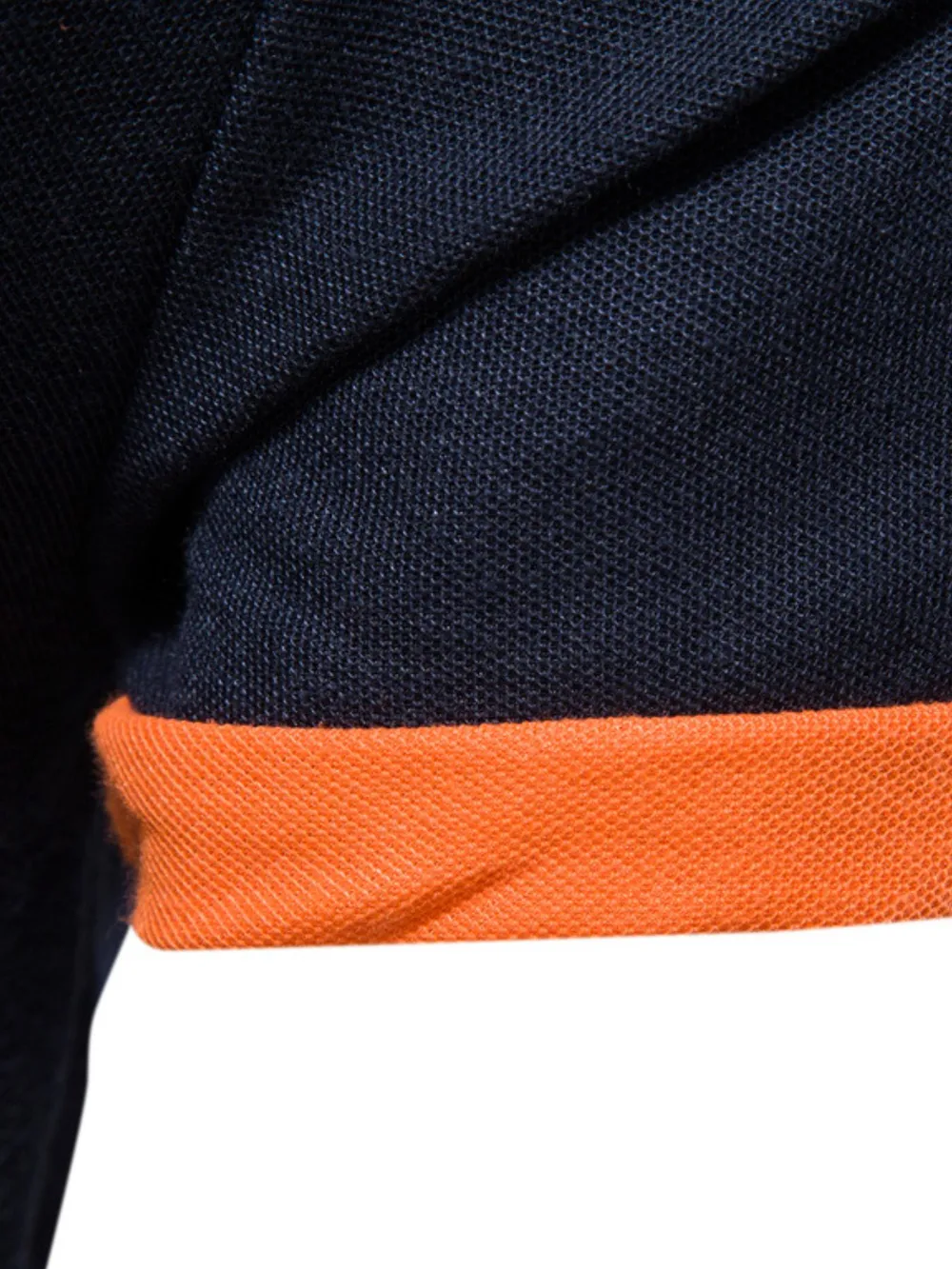 Men's Full Size Contrast Trim Classic Polo Shirt Plus Size, image 5