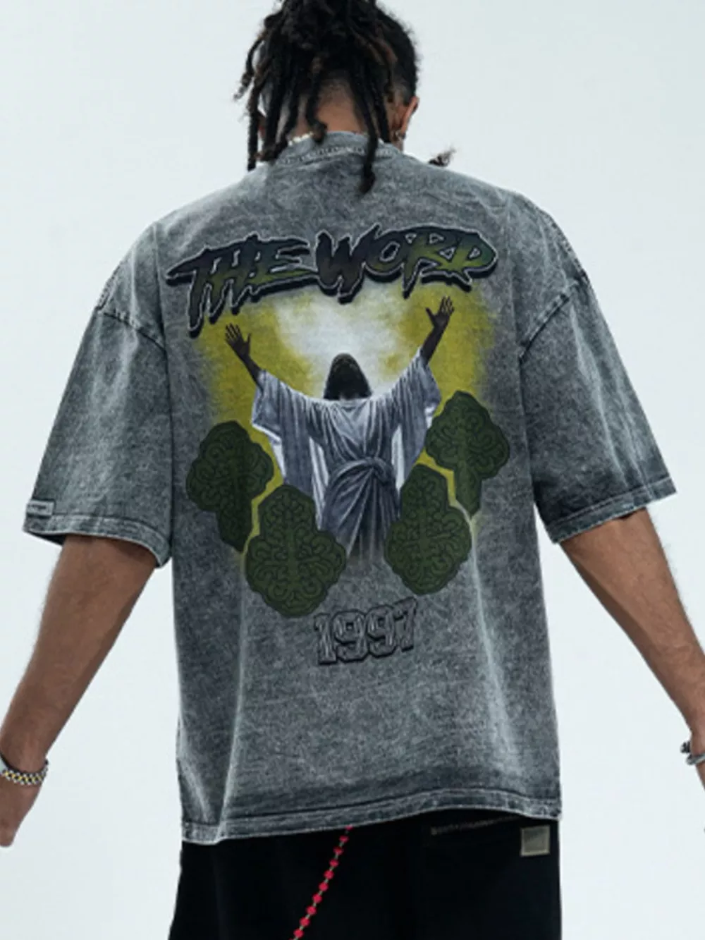 Men's Graphic Round Neck Short Sleeve T-Shirt, image 5