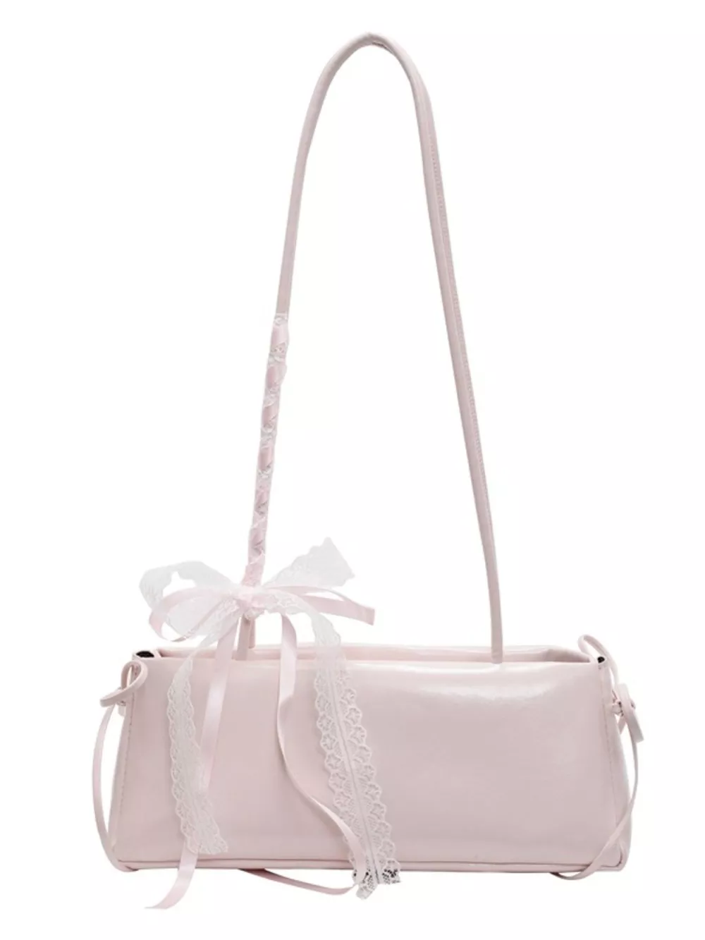 Lace Decor Shoulder Bag, image 13