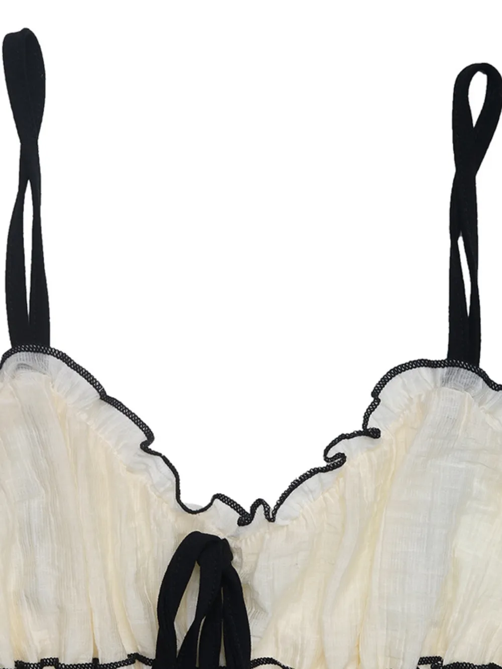 Contrast Trim Scoop Neck Cami and Skirt Set, image 4