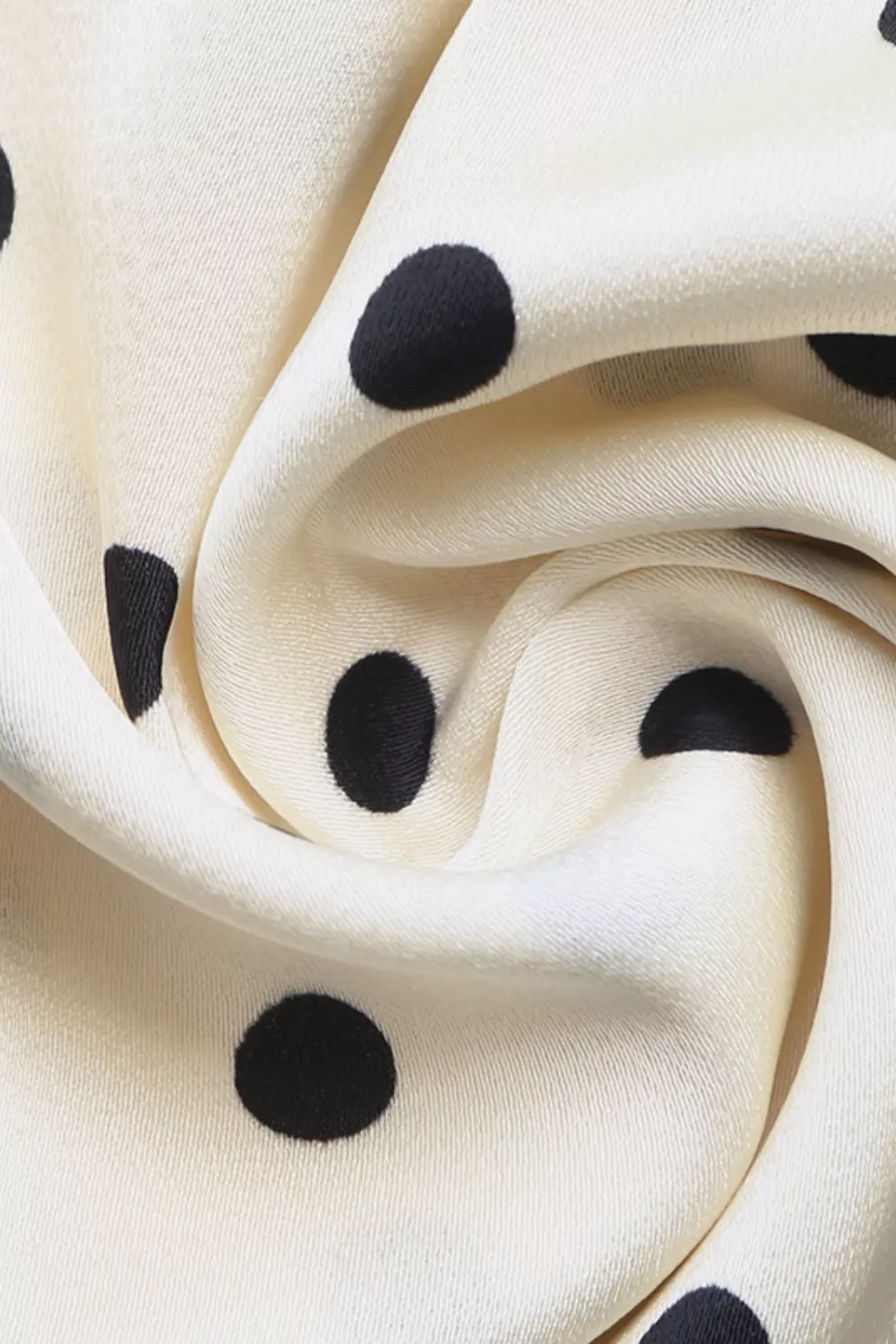 Polka Dot Tie-Front Cutout Maxi Dress, image 9