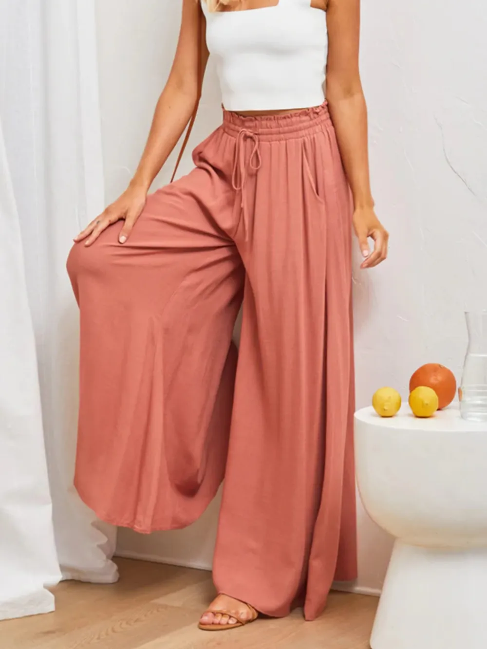 High Waist Wide Leg Pants, image 9