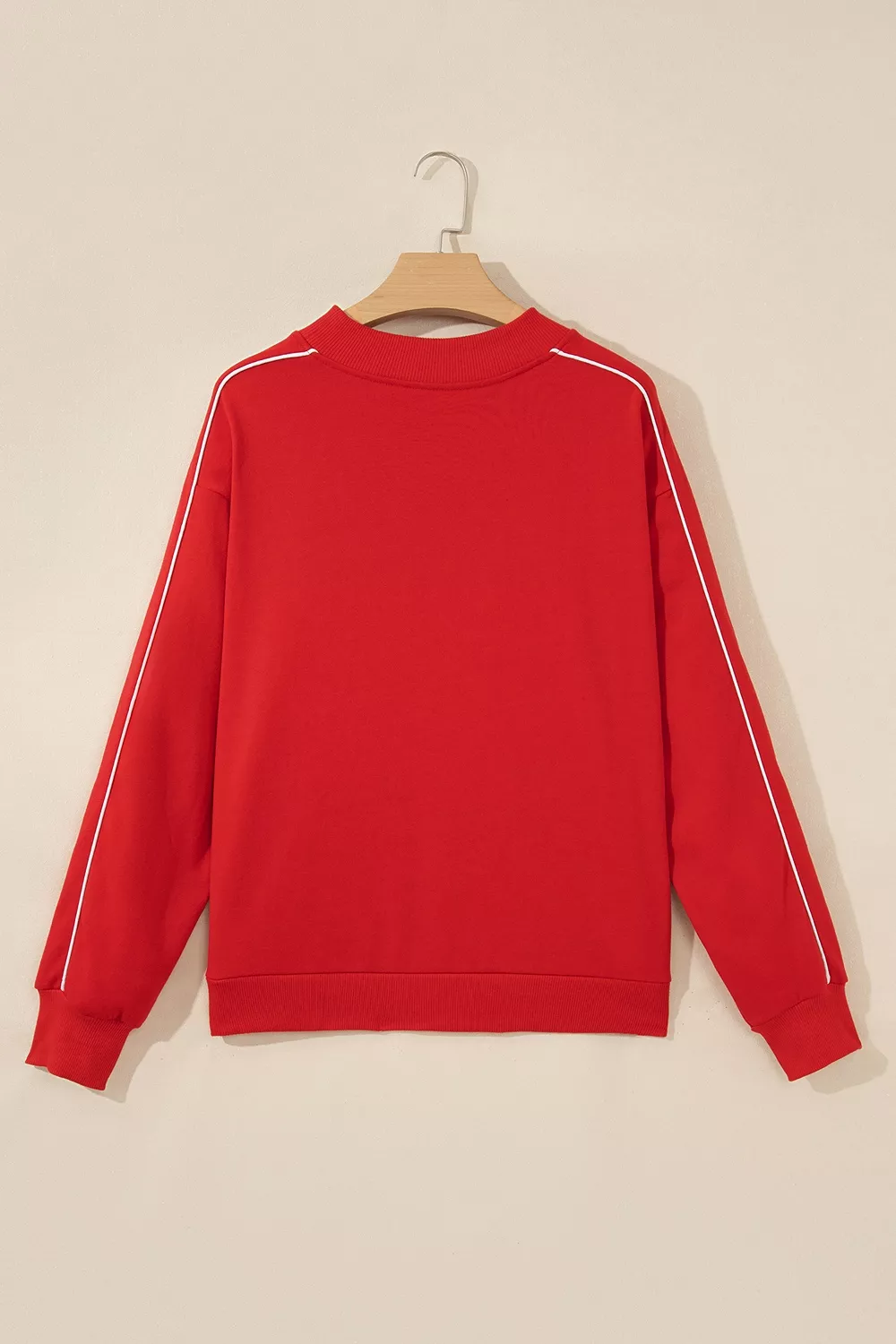 Stand Neck Long Sleeve Regular Fit Sweatshirt, image 6