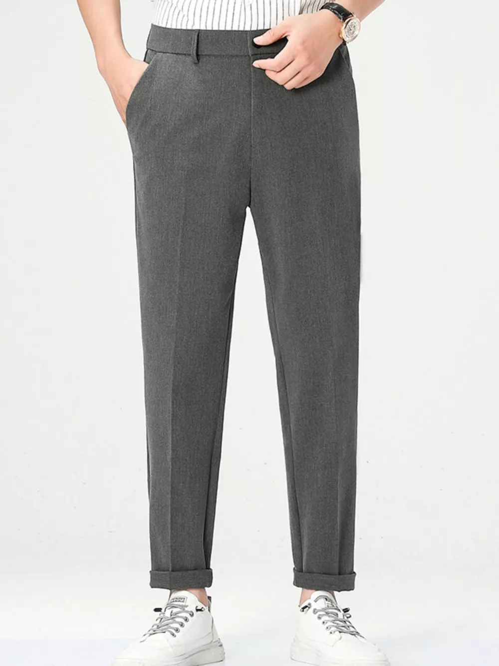 Men's Loose Fit Straight Leg Pants, image 10