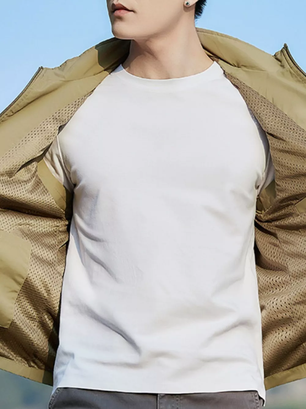 Men's Plus Size Lightweight Zip Up Vest, image 10