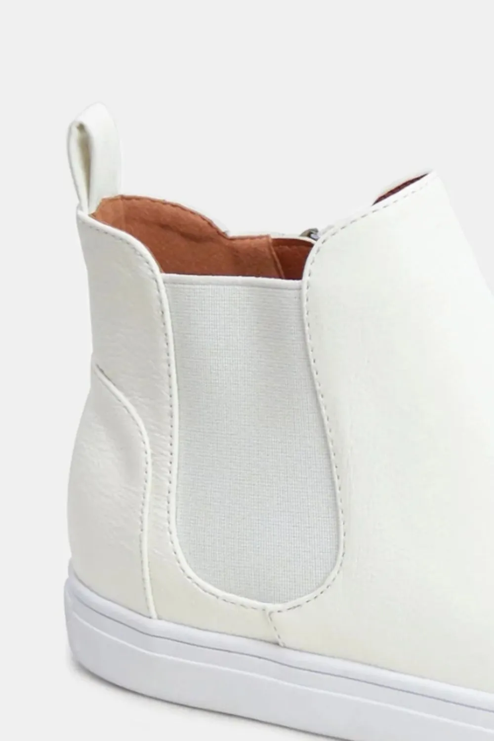 Faux Suede Elastic Side Panel Sneakers, image 4