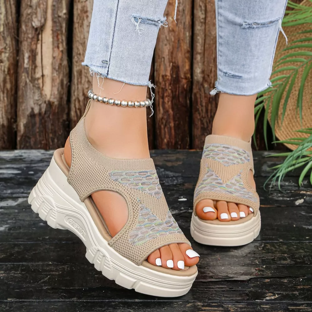 Open Toe Platform Sandals, image 12