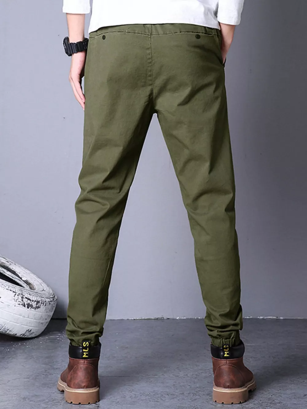Men's Casual Drawstring Joggers, image 5