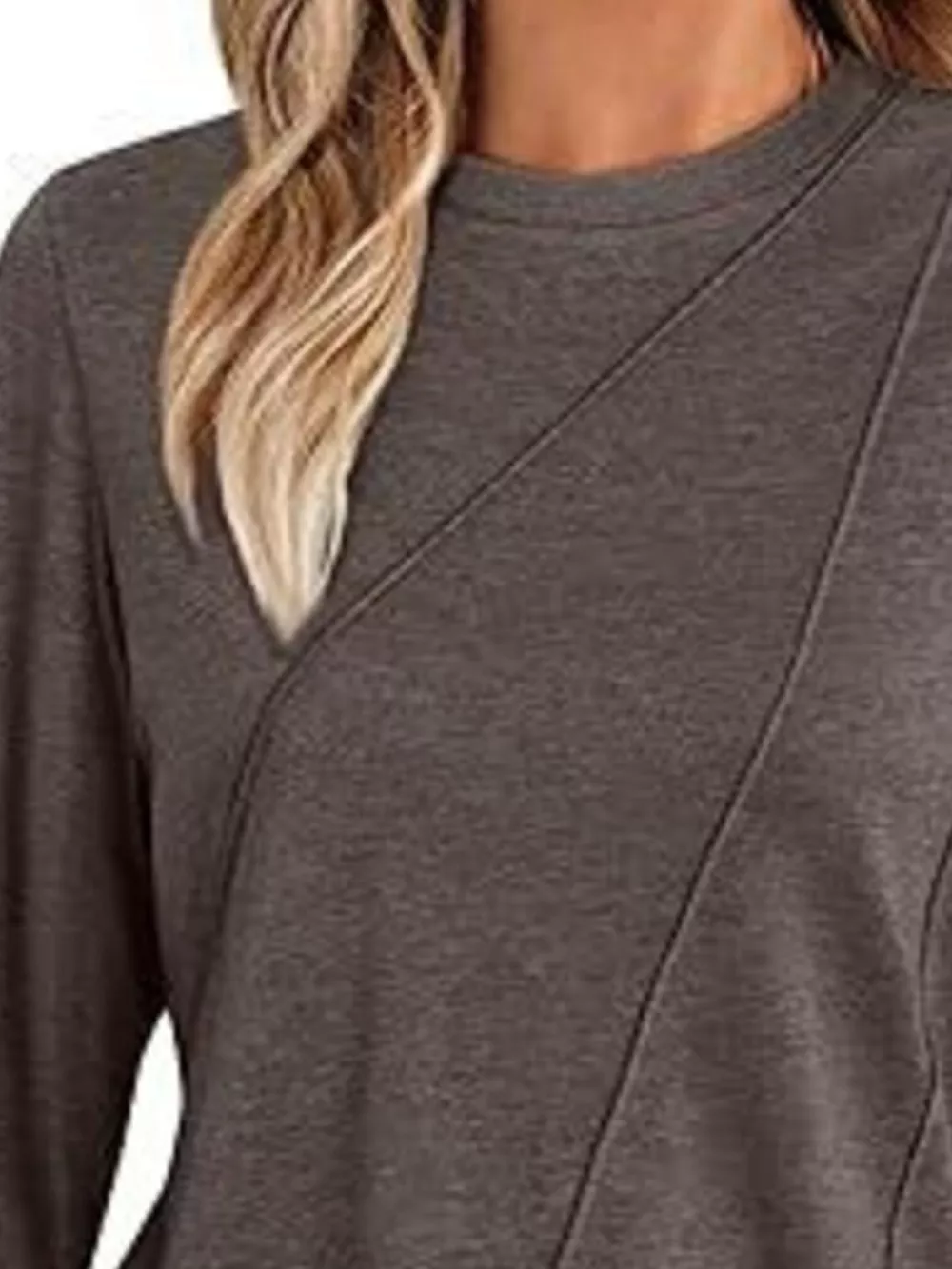 Round Neck Long Sleeve Top, image 26