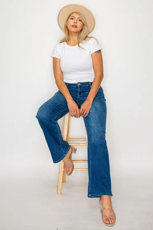 Full Size Cat's Whiskers High Rise Straight Jeans, image 10