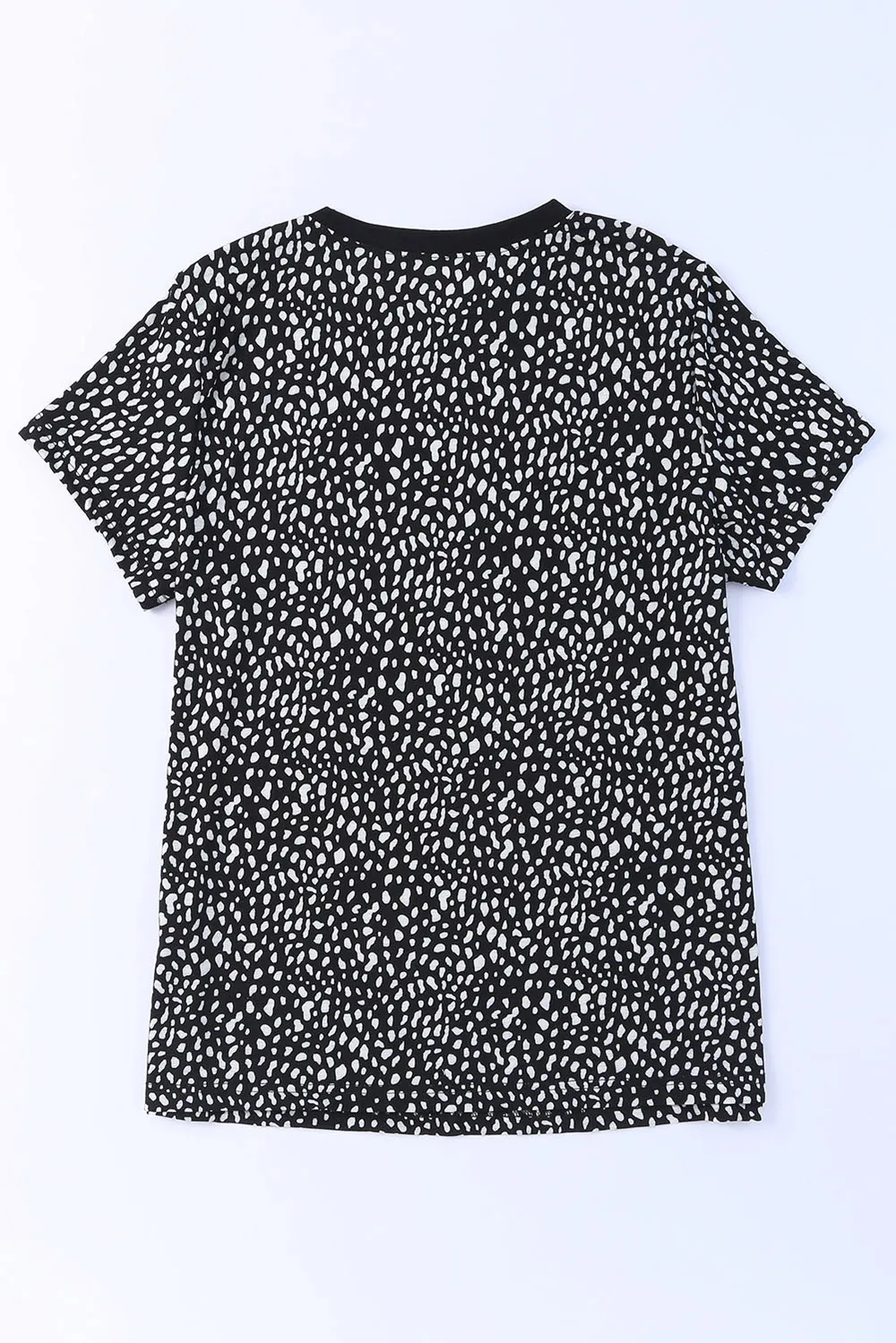 Animal Print Round Neck Short Sleeve T-Shirt, image 10