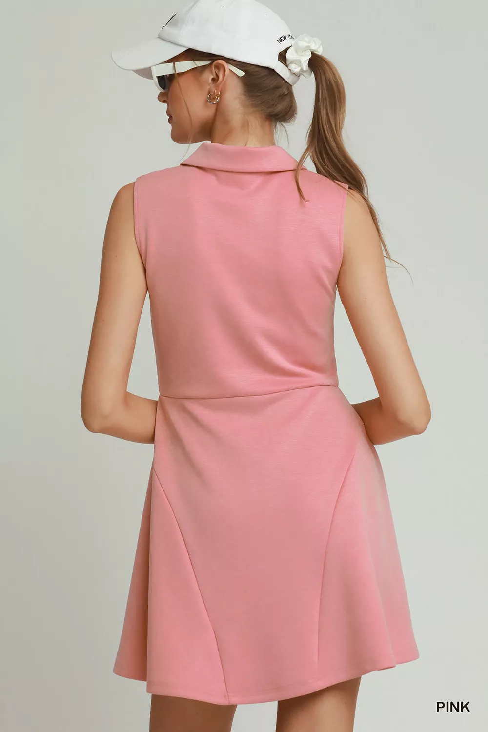 Collared Quarter Zip Tennis Dress, image 3