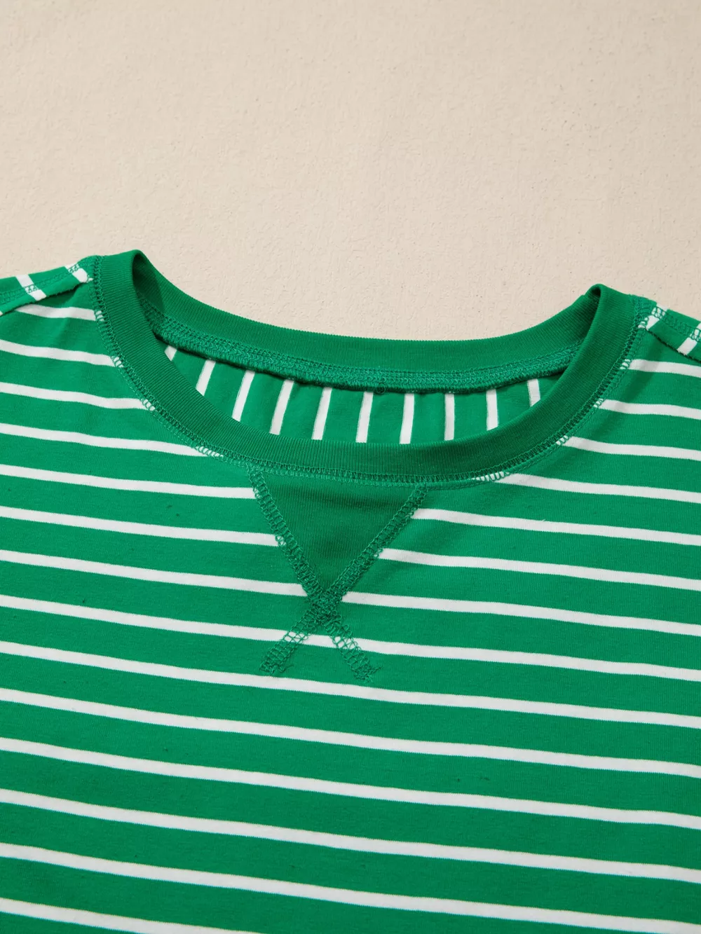 Striped Short Sleeve Relaxed-Fit T-Shirt, image 10