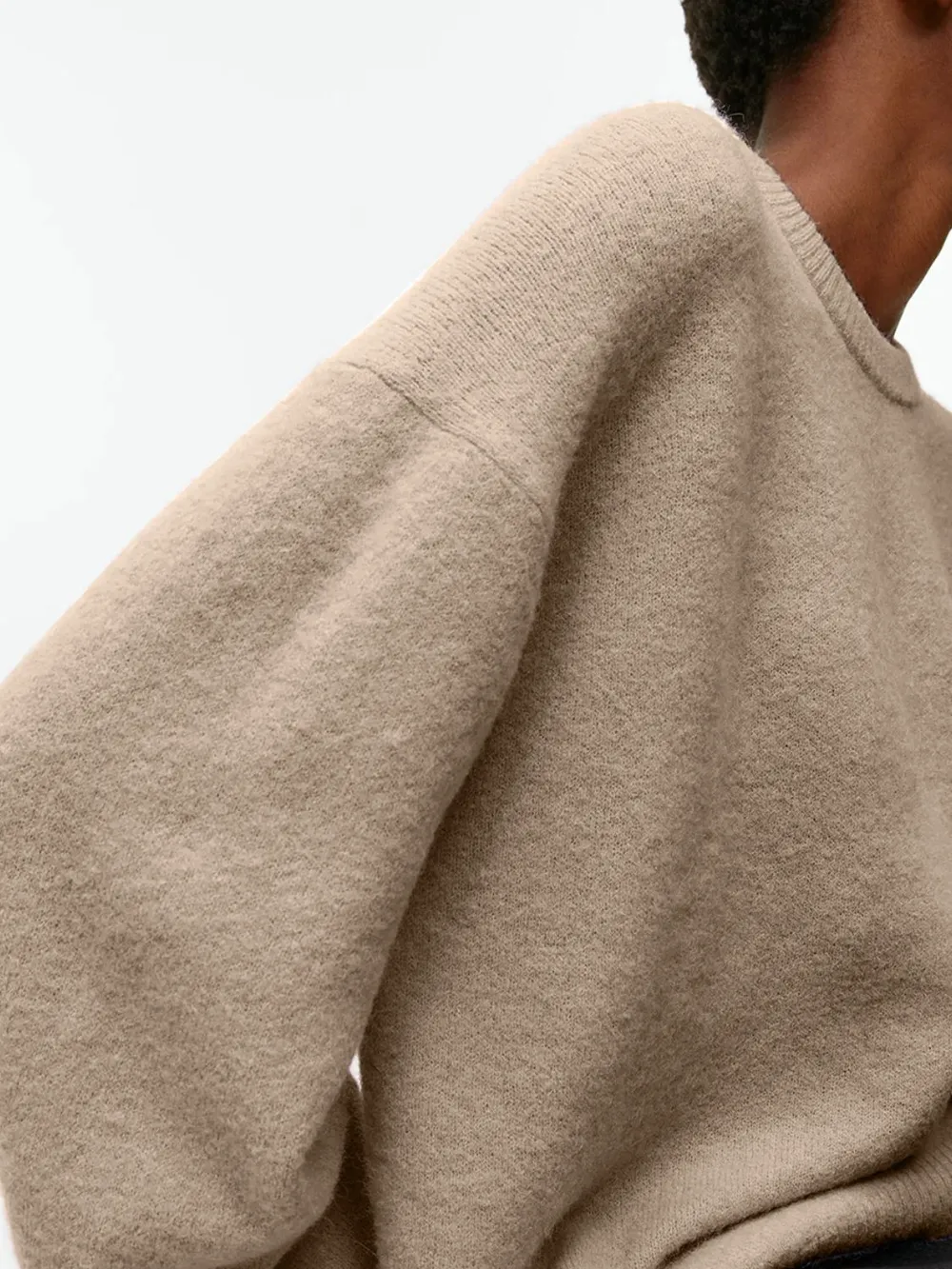 Round Neck Drop Shoulder Sweater, image 20
