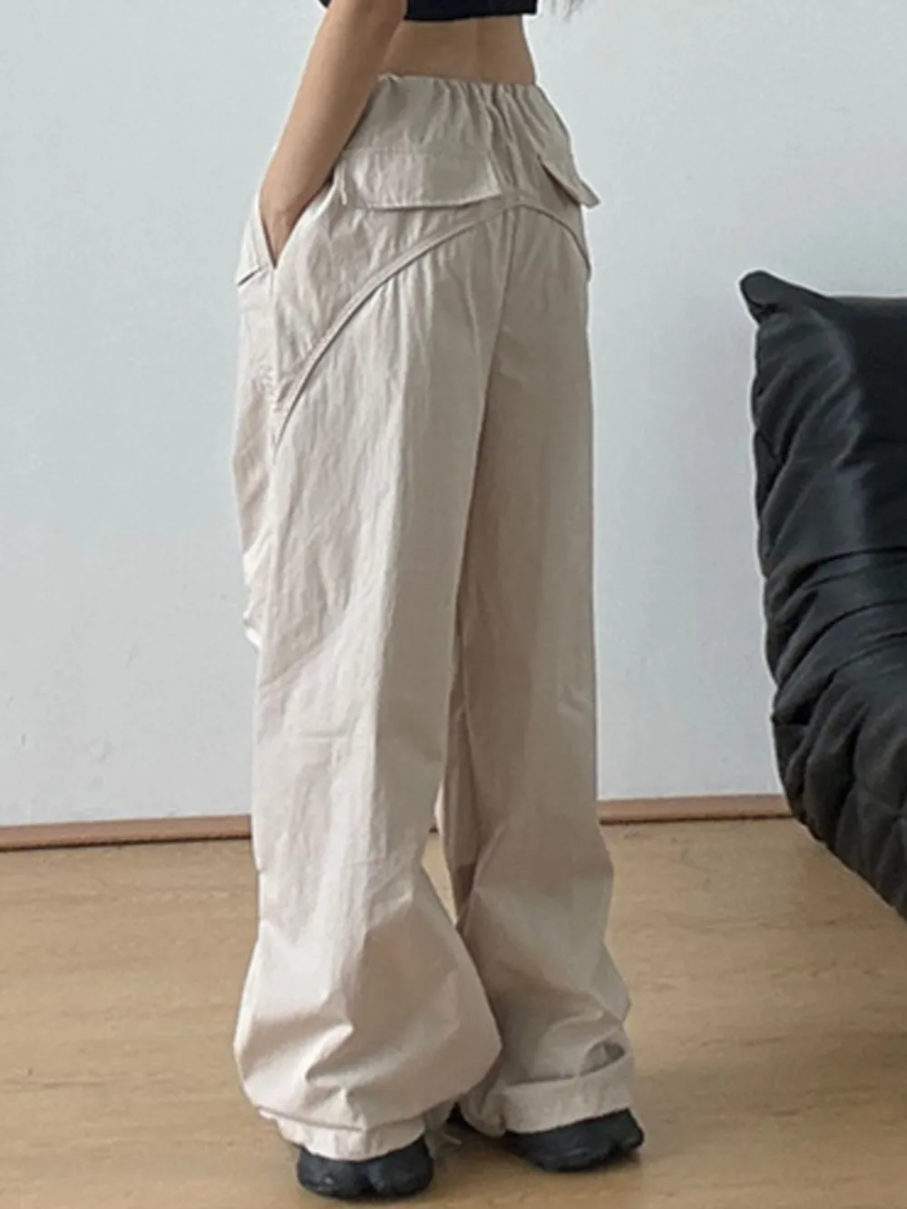 Relaxed Wide-Leg Drawstring Pants, image 7