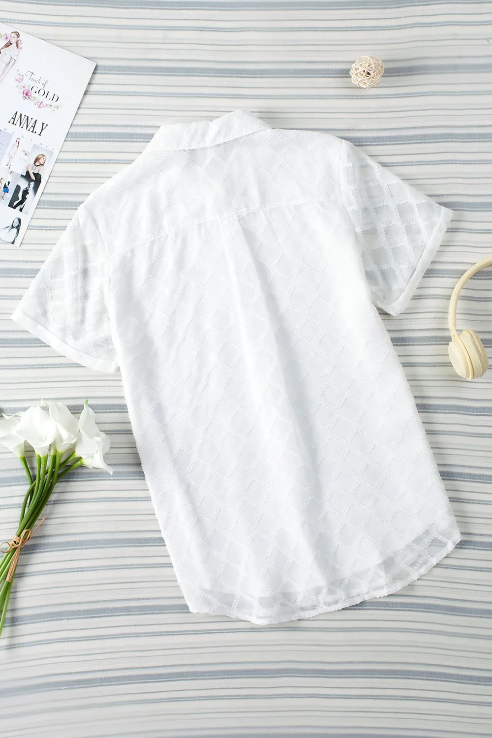 Button Up Short Sleeve Shirt, image 4