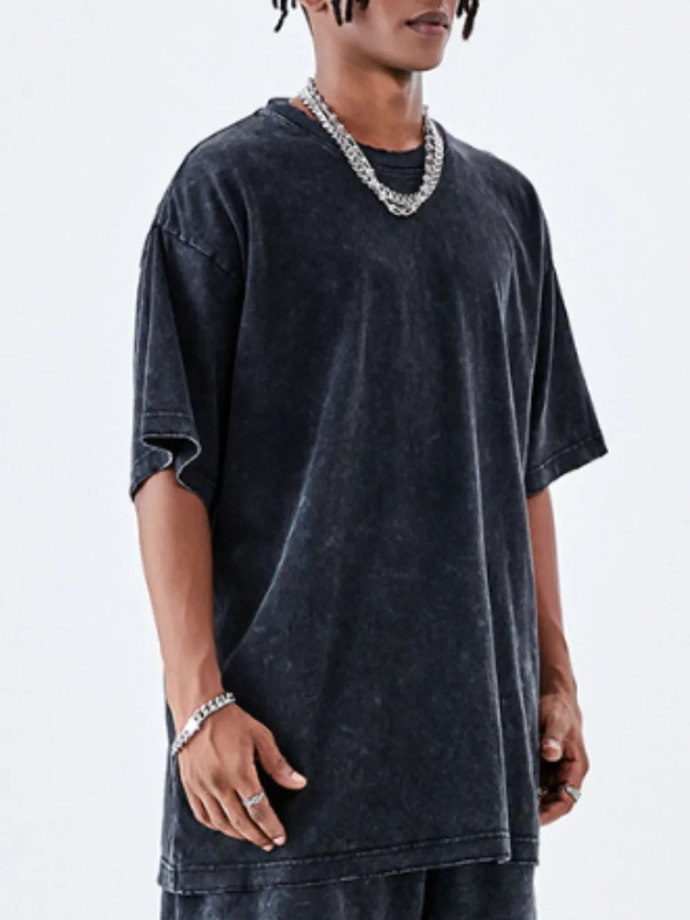 Men's Round Neck Short Sleeve T-Shirt, image 3