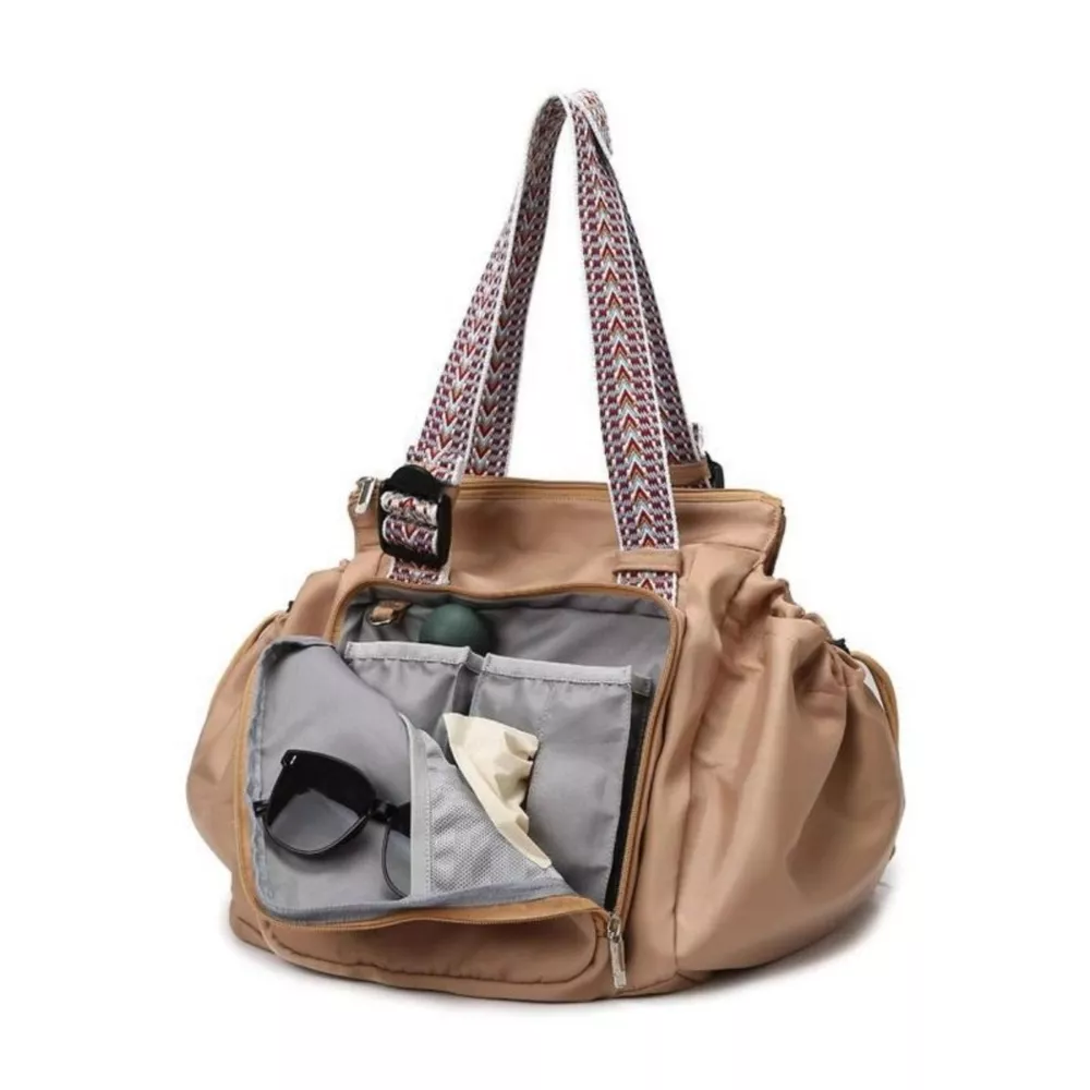 Drawstring Closure Travel Backpack Bag, image 2