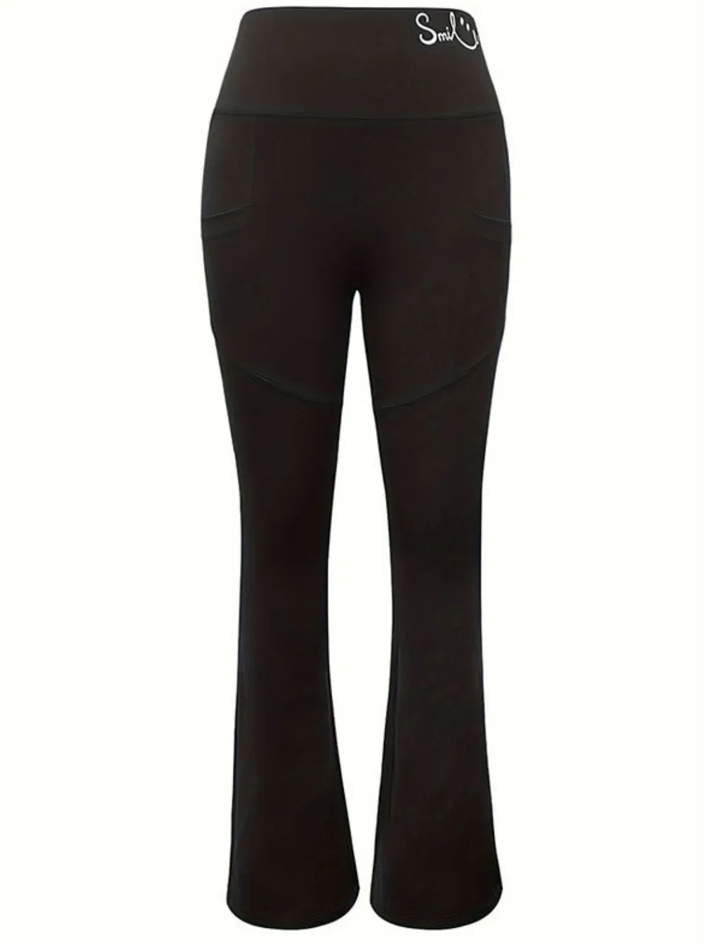 Bootcut High Rise Pants with Pockets, image 3