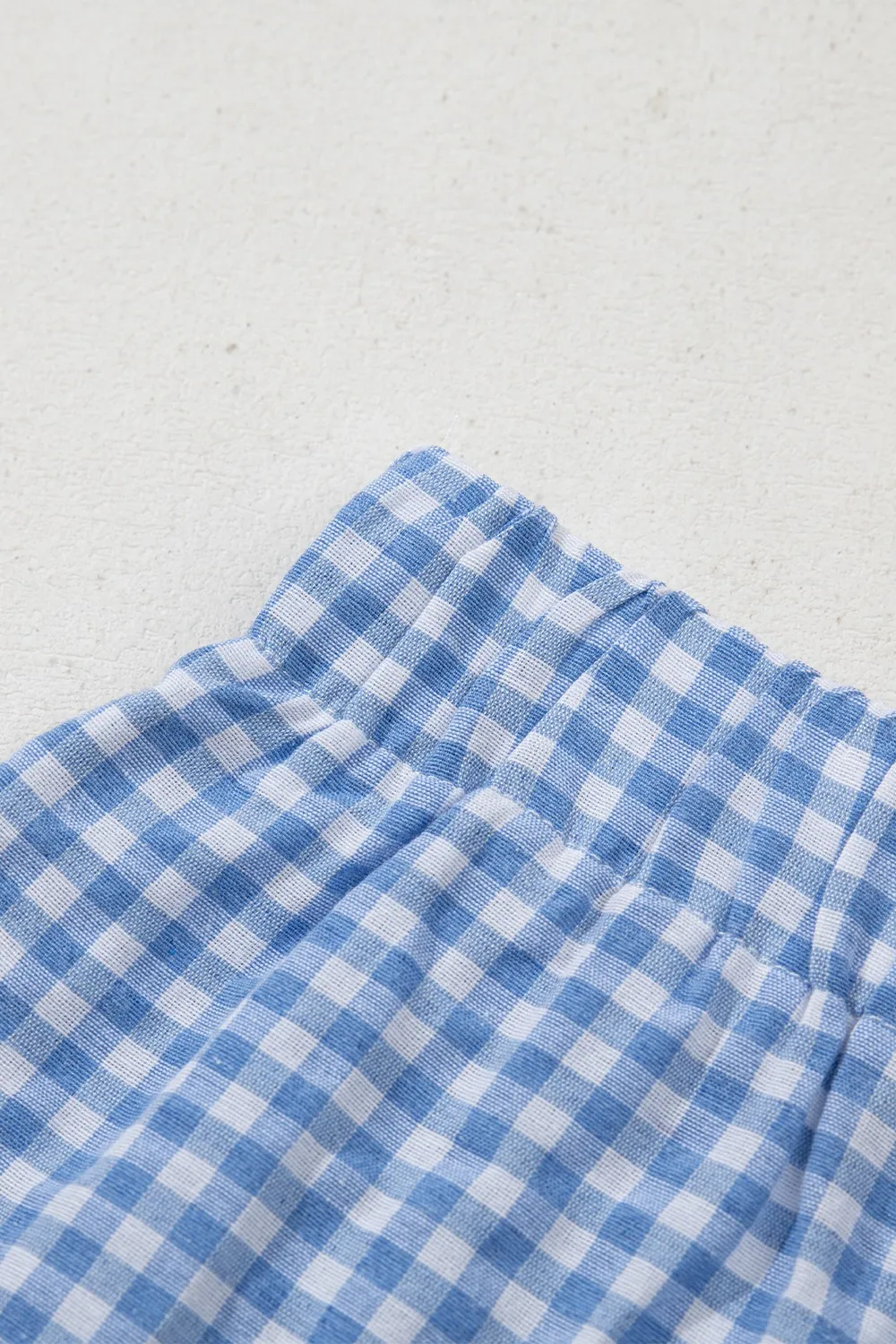 Plaid Gingham High Waist Shorts, image 5