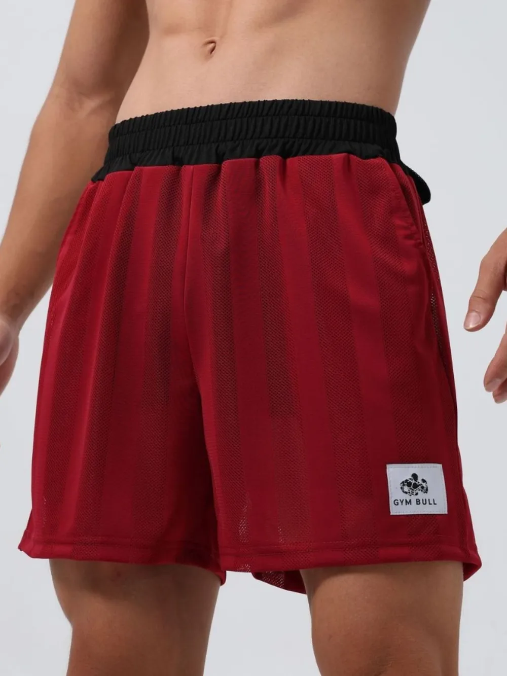 Men's Plus Size Elastic Waist Shorts, image 3