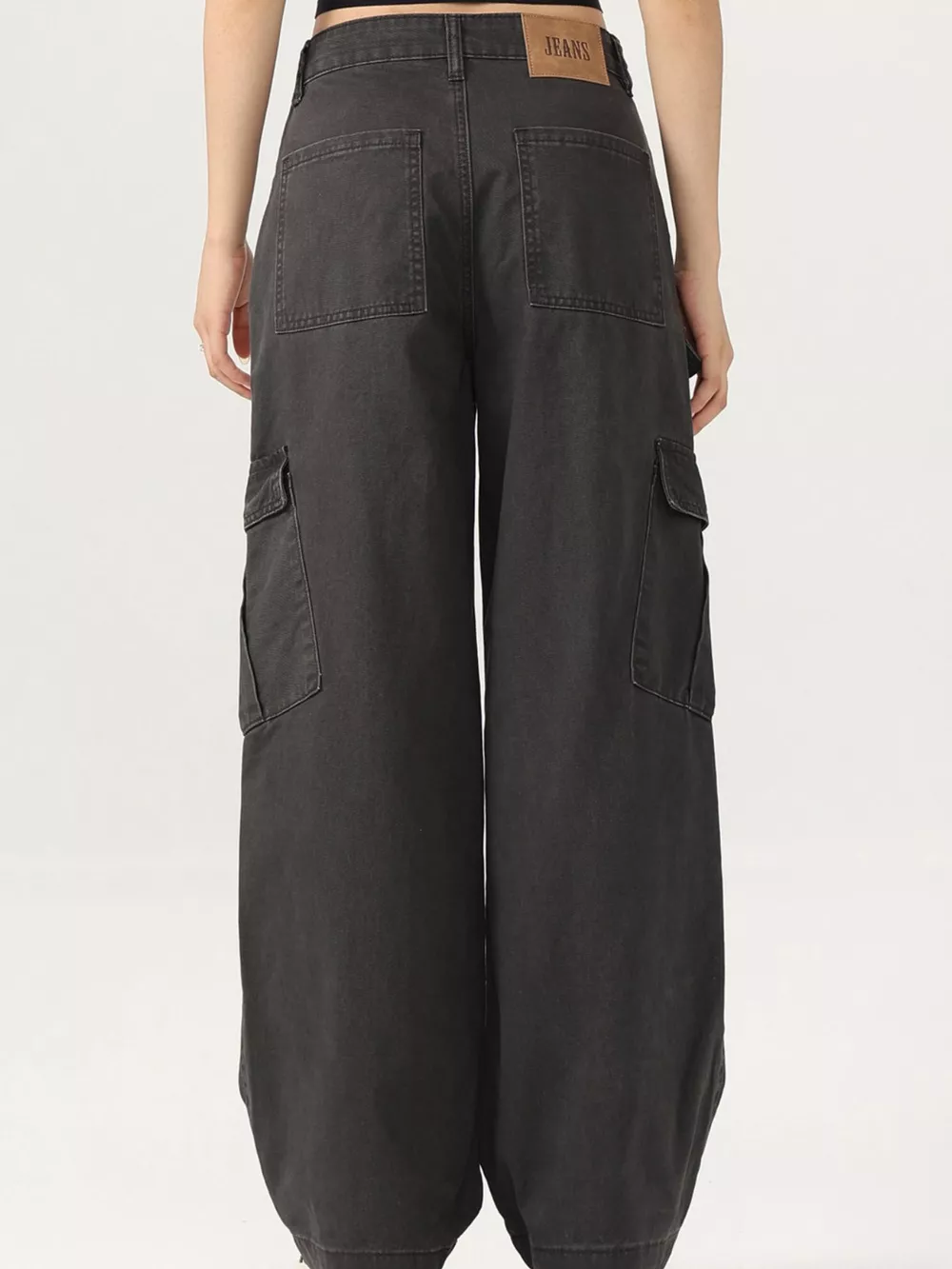 Men's Wide Leg Cargo Pants, image 5
