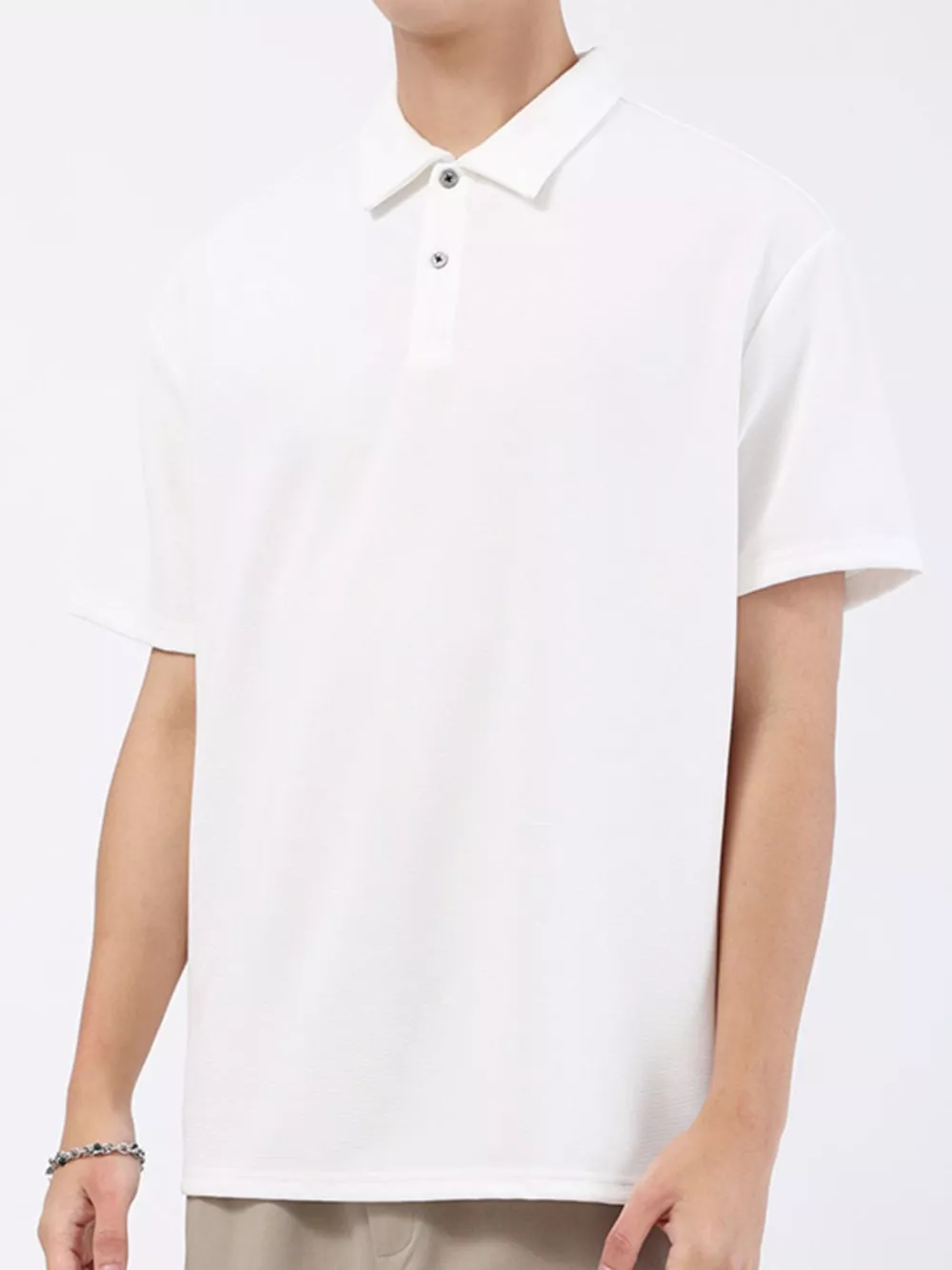 Men's Plus Size Textured Breathable Performance Polo, image 12