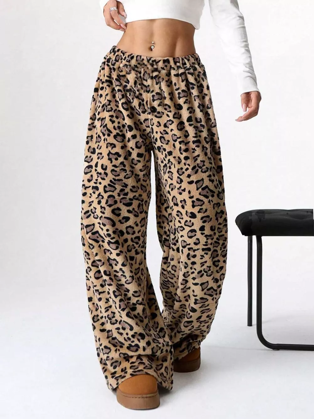 Drawstring Wide Leg Pants, image 22