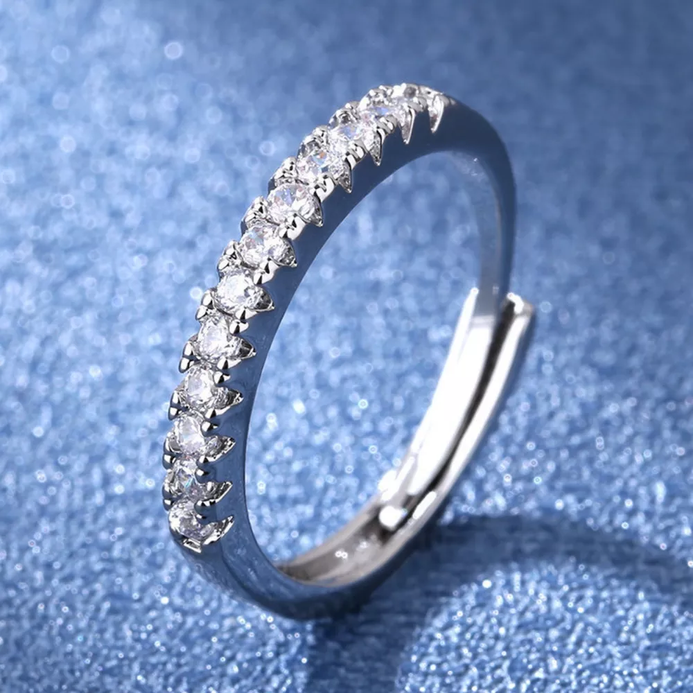925 Sterling Silver Moissanite Ring, image 3