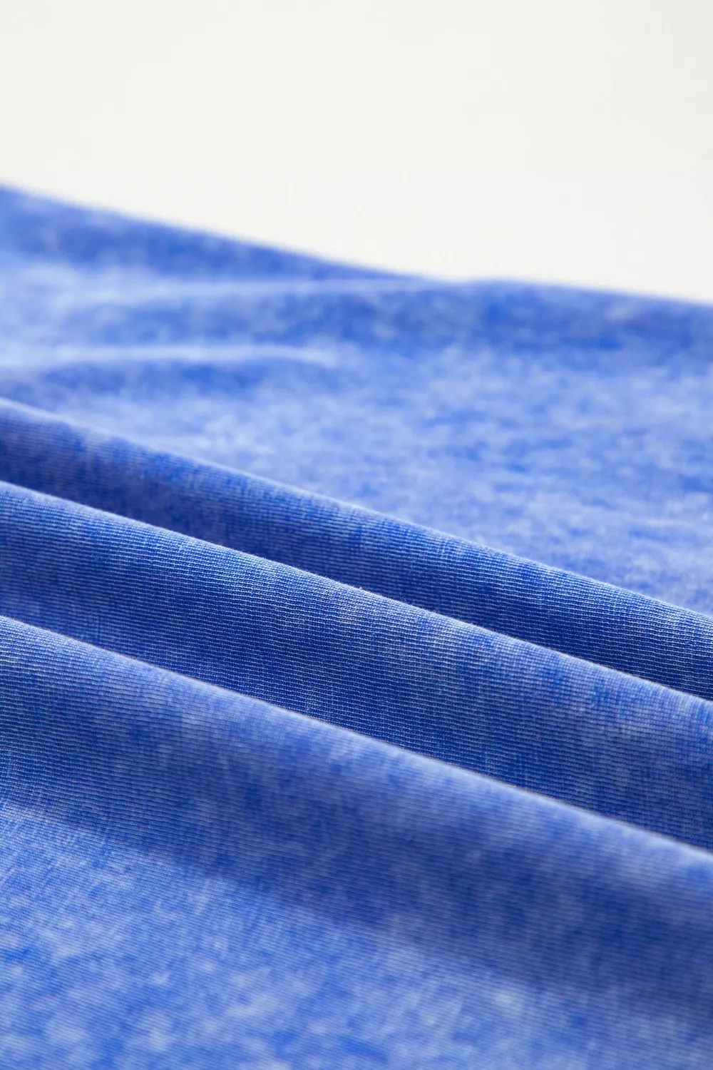 Mineral Wash Raw Seam Lace Sleeve Cotton Tee, image 9