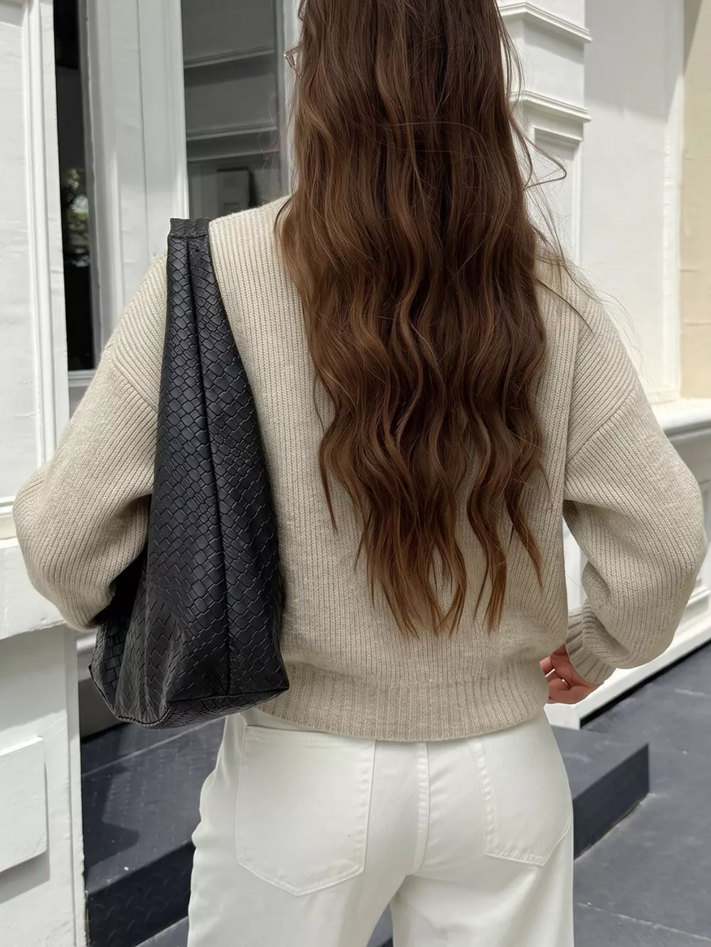 Zip-Up Dropped Shoulder Cardigan, image 5