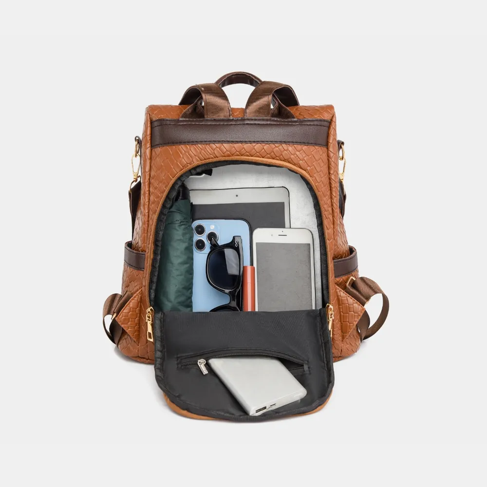 PU Leather Backpack Bag, image 11