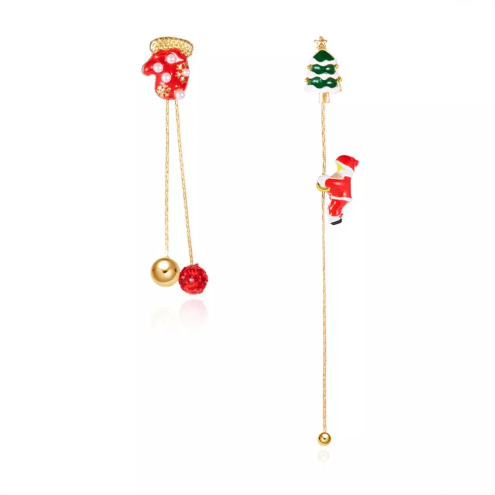 Christmas Santa Drop Earrings, image 4