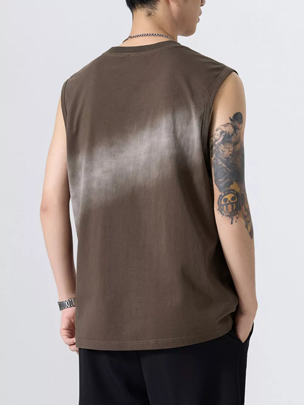 Men's Plus Size Round Neck Tank, image 8