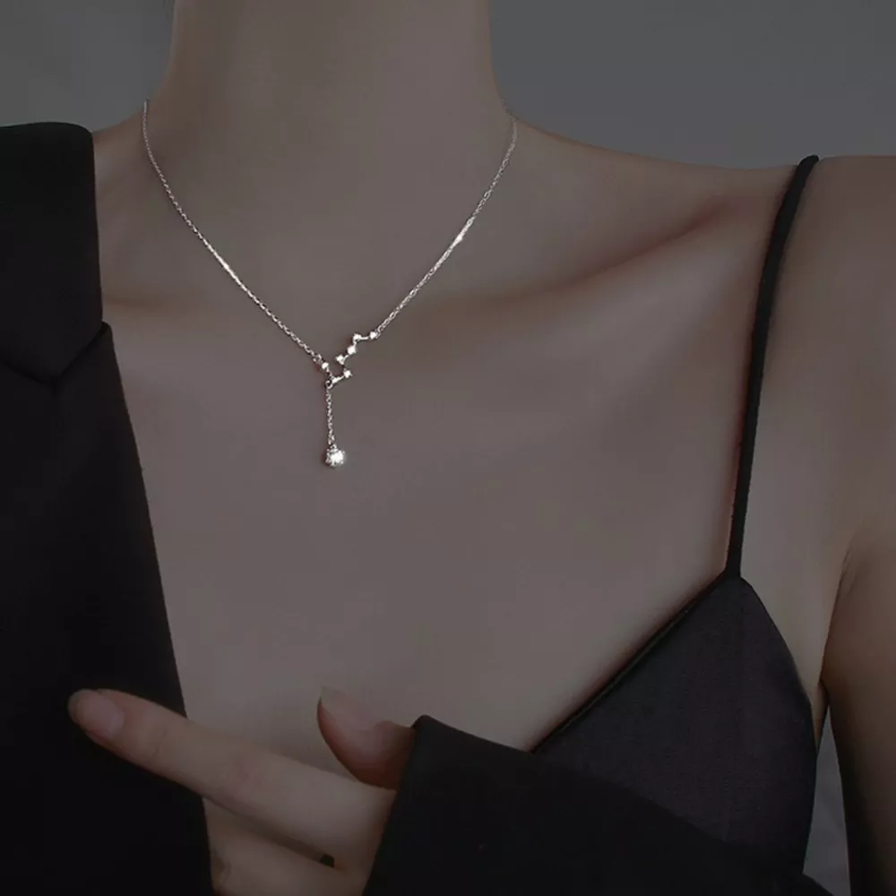 925 Sterling Silver Star Necklace, image 2