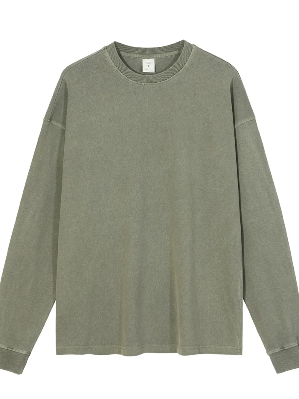 Men's Oversized Long Sleeve Casual T-Shirt, image 13